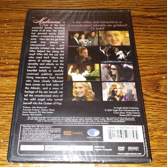 Madonna - The Wild Angel - The Unauthorized Story (DVD, 2007) (unopened) - Picture 2 of 3